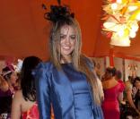 Jesinta Campbell lors de la Emirates Melbourne Cup durant le Melbourne Cup Carnival en Australie le 2 novembre 2010
