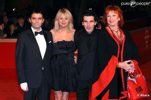 Festival de Rome le 3 novembre 2010 : Virgile Bramly, Virginie Efira, Olias Barco et Zazie de Paris.