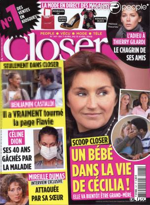 Cécilia Attias grand-mère, annonce le magazine 'Closer'