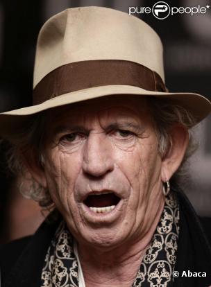 Keith Richards fait la promotion de son autoboigraphie LIFE à Londres en novembre 2010 