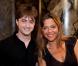 Sandrine Quétier pose en compagnie de Daniel Radcliffe, star de  Harry Potter .