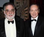 Francis Ford Coppola et Kevin Spacey, lors de la grande cérémonie des Governors Awards, qui s'est tenue à Los Angeles, le 13 novembre 2010.