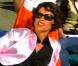 Captures d'écran du remake de Grease avec Tony Parker et Eva Longoria. Ici, Erin Barry.