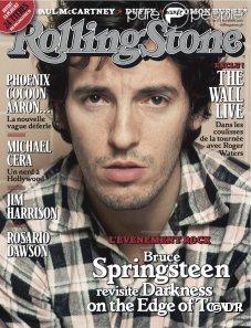 Bruce Springsteen en couverture de  Rolling Stone , France, décembre 2010
