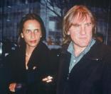 Gérard Depardieu et Karine Silla en 1996