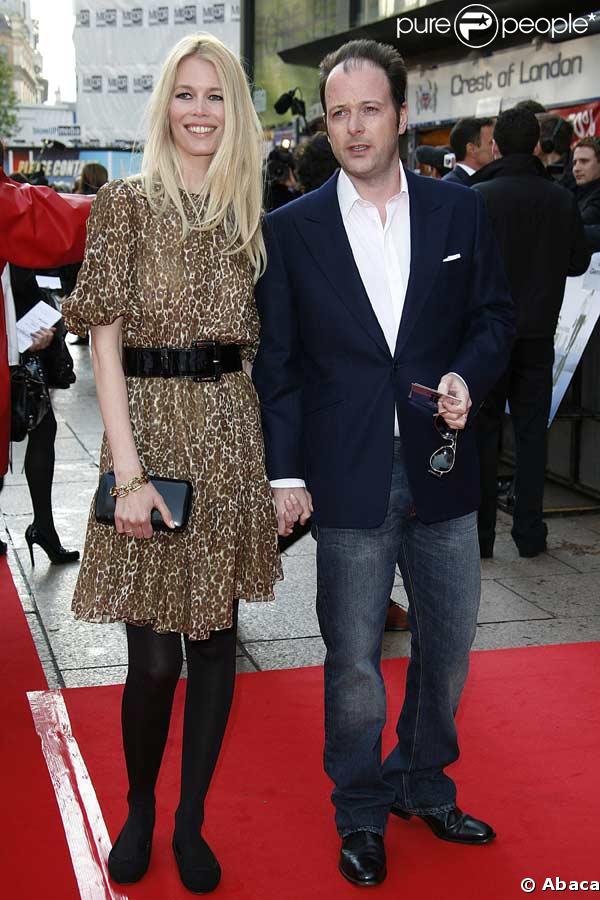 Claudia Schiffer et son mari Matthew Vaughn