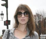 Charlottes Gainsbourg au défilé Balenciaga, le 30 septembre 2010.