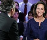 Michel Denisot et Ségolène Royal, sur le plateau du Grand Journal de Canal +.