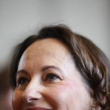 Michel Denisot et Ségolène Royal, sur le plateau du Grand Journal de Canal +.