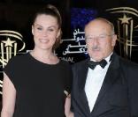 Emmanuelle Seigner et Volker Schlondorff à l'occasion de l'avant-première de  Last Night , dans le cadre du 10e Festival International du Film de Marrakech, le 6 décembre 2010. 