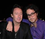 Les demi-frères Julian et Sean Lennon, Cannes, mai 2009 