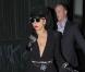Lady Gaga arrive puis sort des studios Meccaniche à Milan au début du mois de décembre 2010 en Italie