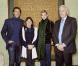 Clotilde Courau et Emmanuel Philibert de Savoie visitant l'hôpital de San Raffaele à Milan le 1er décembre 2010