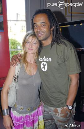 Yannick Noah et Isabelle Camus