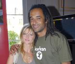 Yannick Noah et Isabelle Camus