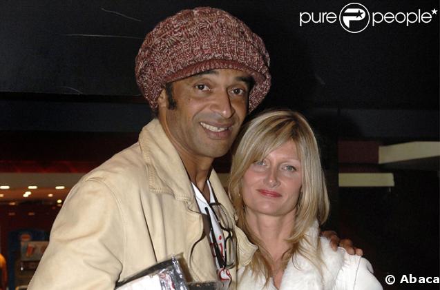 Yannick Noah et Isabelle Camus