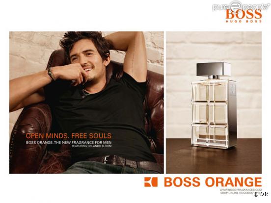 Orlando Bloom, égérie du parfum Hugo Boss Orange.