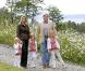 Willem-Alexander et Maxima des Pays-Bas posent avec leurs fillettes, Catharina-Amalia (7 ans), Alexia (5 ans) et Ariane (3 ans), au début de leurs vacances de Noël en Argentine, le 19 décembre 2010.