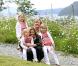 Willem-Alexander et Maxima des Pays-Bas posent avec leurs fillettes, Catharina-Amalia (7 ans), Alexia (5 ans) et Ariane (3 ans), au début de leurs vacances de Noël en Argentine, le 19 décembre 2010.