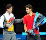 Roger Federer et Rafael Nadal (photo : en novembre 2010 aux ATP World Tour Finals) s'affrontaient les 21 et 22 décembre au profit d'oeuvres de charité, en présence d'autres ténors du sport.