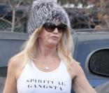 Goldie Hawn en vacances dans la station de ski à Aspen, le 22 décembre 2010.