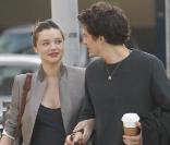 Miranda Kerr et Orlando Bloom lors d'une balade à Los Angeles