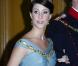 En l'absence de la princesse Mary, sur le point d'accoucher de jumeaux, c'est Marie de Danemark qui a focalisé l'attention, dans sa robe bleu-gris, à son arrivée pour le dîner de gala du Nouvel An au palais Christian VII, à Stockholm, le 1/01/11.