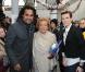 Lorie, Christian Karembeu et Bernadette au lancement de l'opération Pièce Jaunes, le 5 janvier 2010.