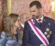 Letizia d'Espagne et Felipe d'Espagne à la célébration Pascua à Madrid, le 6 janvier 2011.