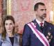 letizia d'Espagne et Felipe d'Espagne à une cérémonie officielle à Madrid, le 6 janvier 2011.