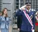 Letizia d'Espagne et Felipe d'Espagne à une cérémonie officielle à Madrid, le 6 janvier 2011.