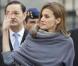 Letizia d'Espagne et Felipe d'Espagne à une cérémonie officielle à Madrid, le 6 janvier 2011.
