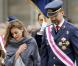Letizia d'Espagne et Felipe d'Espagne à une cérémonie officielle à Madrid, le 6 janvier 2011.