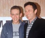Michel Drucker et Dany Boon en 1995.