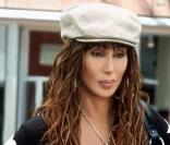 Cher sur le plateau du film Stuck on You en janvier 2004 