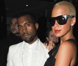 Amber Rose et Kanye West, défilé Givenchy, Paris, le 26 janvier 2010 