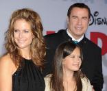 John Travolta, Kelly Preston et leur fille Ella Bleu en novembre 2009<br />