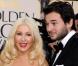Christina Aguilera et Matthew Rutler à l'occasion de la 68e cérémonie des Golden Globes, qui s'est tenue au Beverly Hilton Hotel de Los Angeles, le 16 janvier 2011.