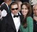 Brad Pitt et Angelina Jolie à l'occasion de la 68e cérémonie des Golden Globes, qui s'est tenue au Beverly Hilton Hotel de Los Angeles, le 16 janvier 2011.