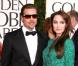 Brad Pitt et Angelina Jolie à l'occasion de la 68e cérémonie des Golden Globes, qui s'est tenue au Beverly Hilton Hotel de Los Angeles, le 16 janvier 2011. 