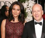 Bruce Willis et Emma Heming à l'occasion de la 68e cérémonie des Golden Globes, qui s'est tenue au Beverly Hilton Hotel de Los Angeles, le 16 janvier 2011. 