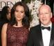 Bruce Willis et Emma Heming à l'occasion de la 68e cérémonie des Golden Globes, qui s'est tenue au Beverly Hilton Hotel de Los Angeles, le 16 janvier 2011. 
