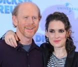 Ron Howard et la ravissante Winona Ryder à l'occasion de la présentation allemande du  Dilemme , à Berlin, le 17 janvier 2011.