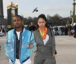 Kanye West et Alexis Phibert
