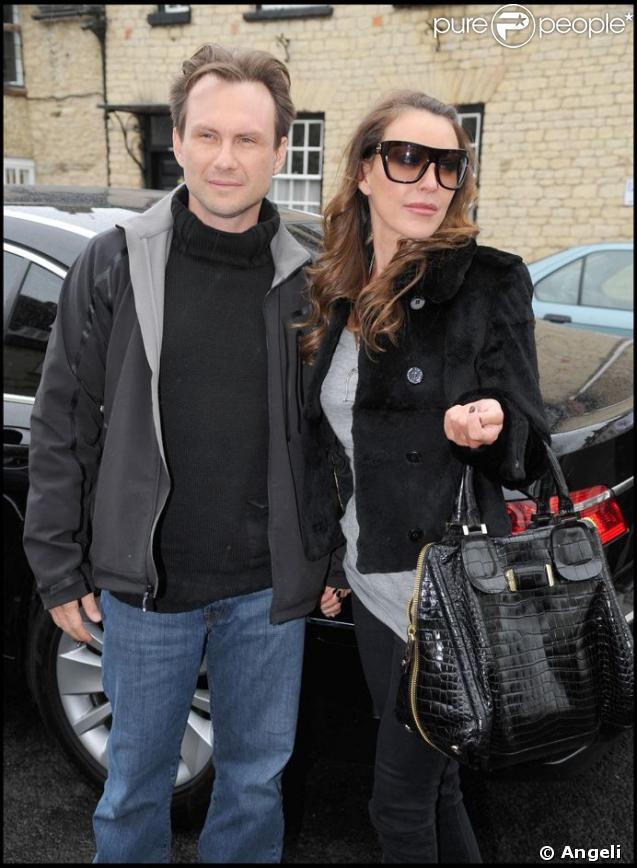 Christian Slater et Tamara Mellon assistent au mariage de Tim Jefferies et Malin Johansson