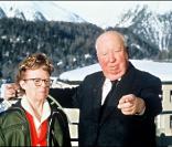 Alfred Hitchcock et sa femme Alma Reville 