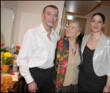 Patrick Dupond, sa mère, et Leila Da Rocha