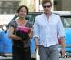 Simon Baker et sa femme dans les rues de Los Angeles (26 janvier 2011)