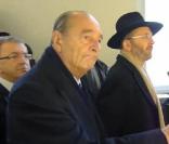 Jacques Chirac et Simone Veil, à Orléans, le 27 janvier 2011