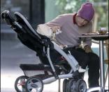 Heath Ledger et sa fille Matilda en mars 2007
